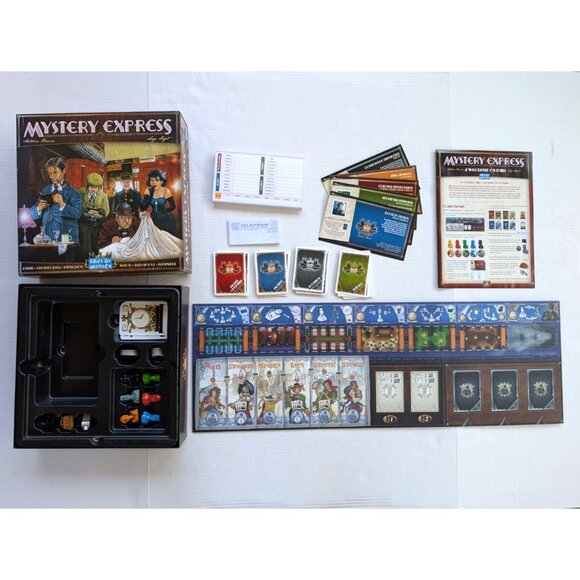 Days of Wonder Mystery Express Board Game 100% Complete 2010 - Picture 1 of 15